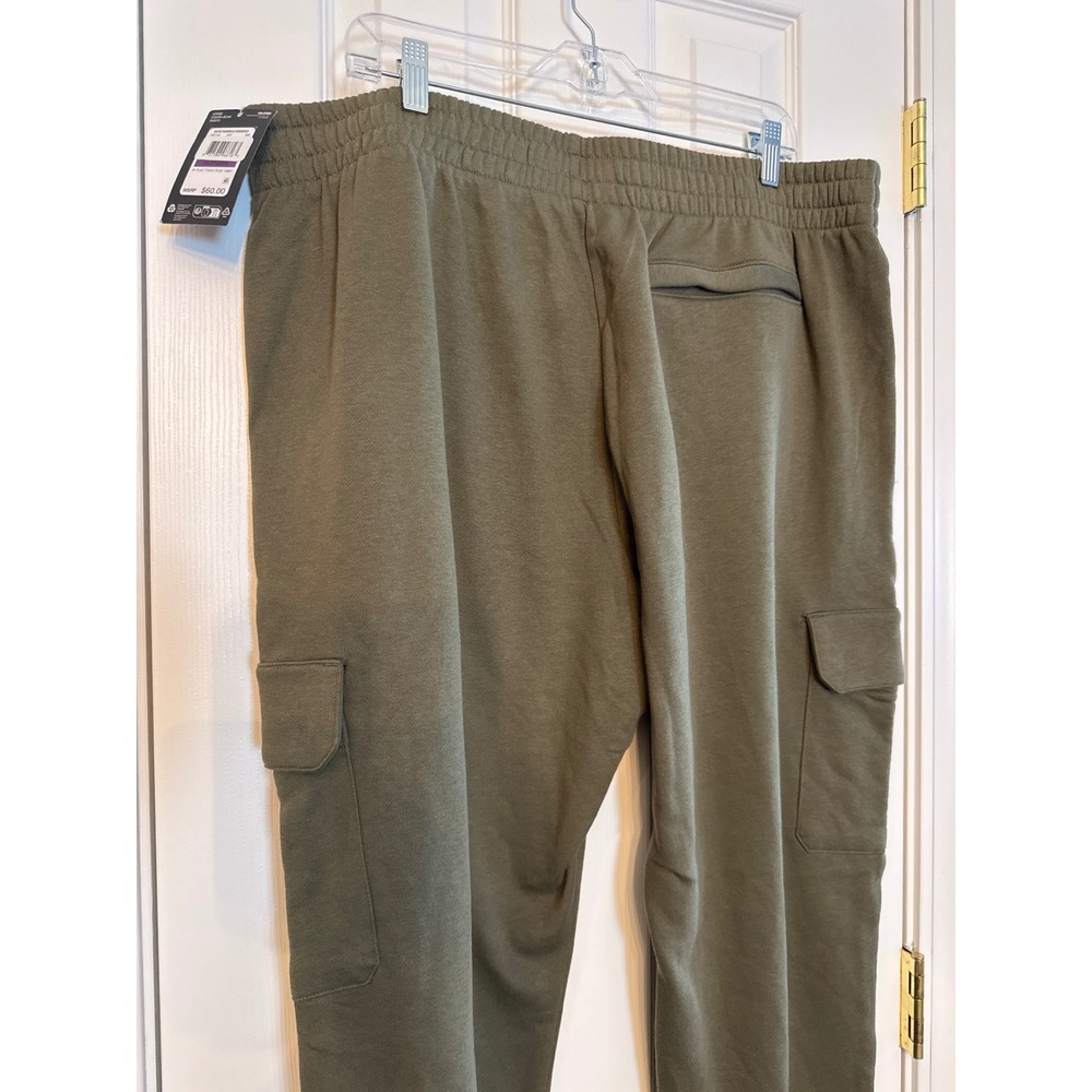 Under Armour Rival Fleece Cargo Joggers Mens 2XL Green Pants 1382134 NWT - Picture 11 of 15